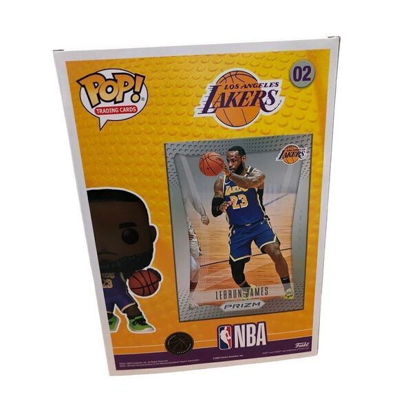 Los Angeles Lakers LeBron James Funko Pop #02 NBA Trading Cards - Picture 6 of 6